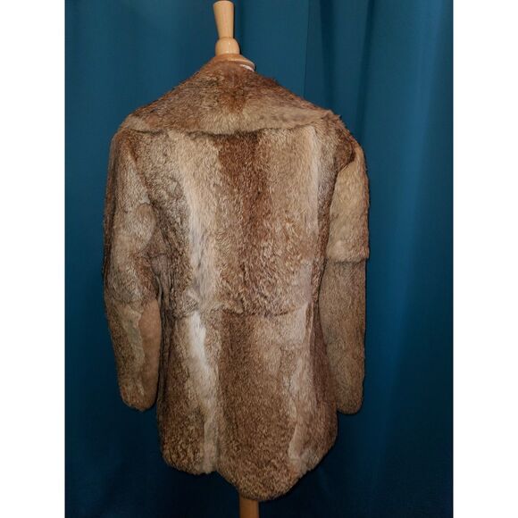 Vintage Artic Fur Jet Set of California Luxe french Rabbit Fur coat  ~ Medium - Picture 3 of 10